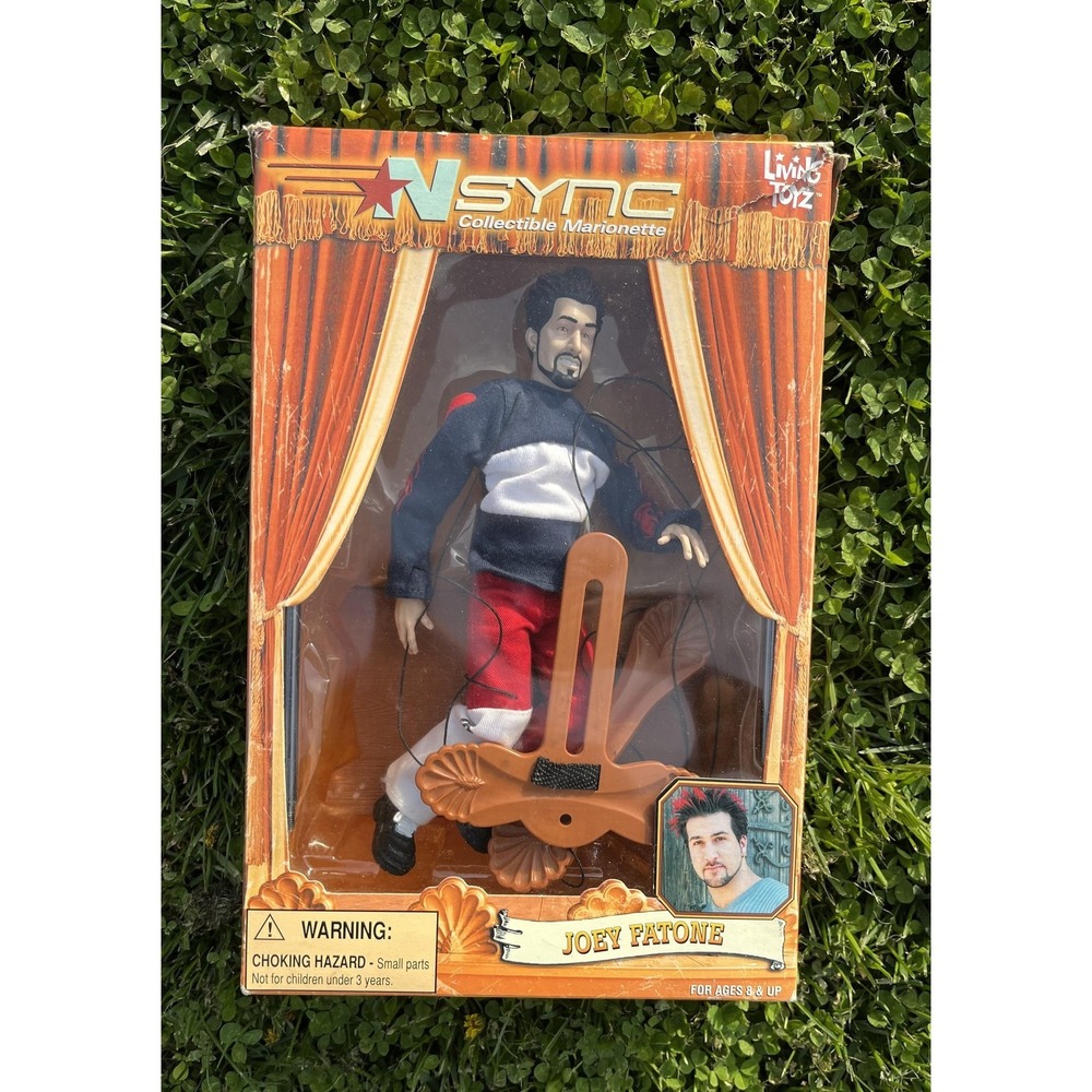 Vintage *NSYNC Joey Fatone Collectible Marionette Living Toyz 2000 Doll Boxed
